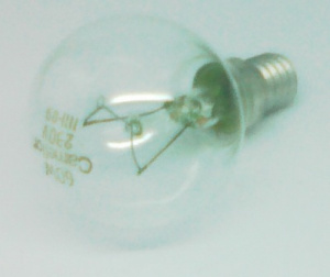 Лампа сфера 60W Е14 прозрачная