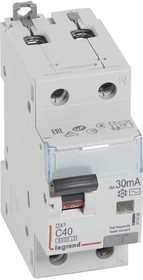 Автоматический выключатель диф. тока 2P 40А 30мА 6кА DX3 LEGRAND 411006
