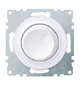 Светорегулятор 600 W для ламп накаливания и галогенных ламп, без рамки цвет белый 1E42001300