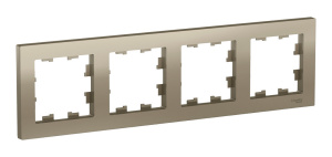 Рамка 4-м AtlasDesign шампань SE ATN000504