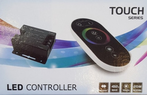 Контроллер ТН05 RGB сенсорный ПДУ 216W 18А