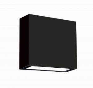Светильник фасадный PWL-120120/0-90D 2x4w 4000K BL IP65 черный Jazzway