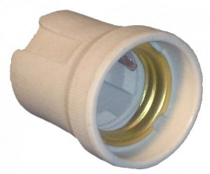 Патрон E27 керамический 