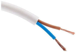 Провод ПВС 2х1 ГОСТ белый