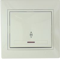 LEZARD 701-0303-114 Переключатель с подсв. крем.