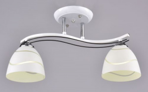 Люстра РС20668 WT+CR/2C