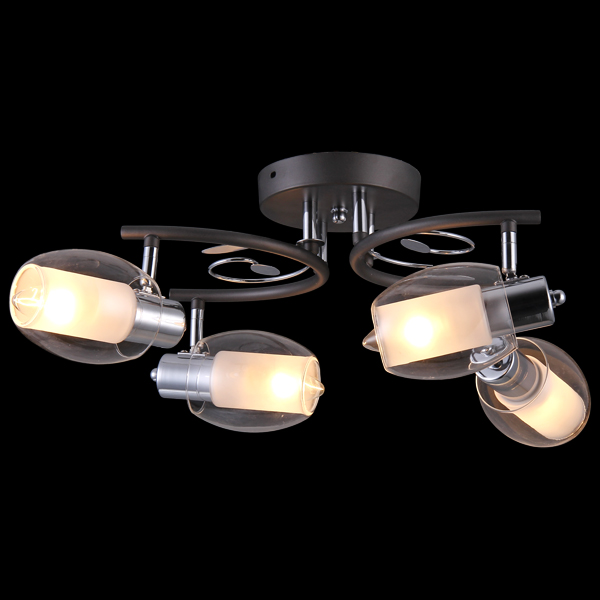 Люстра 4 x E14, 40W, 75037-4C CHROME, GRAY Люстра 4 x E14, 40W, 75037-4C CHROME, GRAY