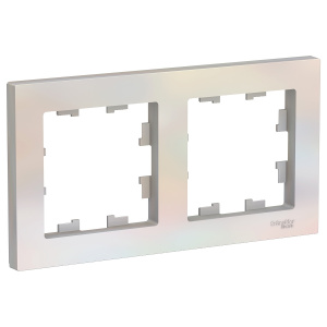 Рамка 2-м AtlasDesign жемчуг SchE ATN000402 Рамка 2-м AtlasDesign жемчуг SchE ATN000402