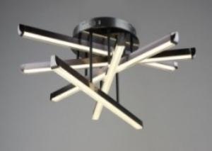 Люстра LED YH997-5 GRAY 5x12w 3000K+6500K D620xH200 Люстра LED YH997-5 GRAY 5x12w 3000K+6500K D620xH200