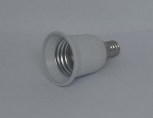Переходник Е14-Е27 белый 