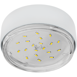 Светильник ECOLA GX53-FT8073 накладной Белый 25x82 FW5380ECB