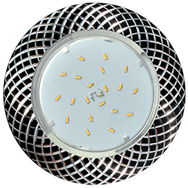 Светильник ECOLA GX53 H4 DL5381 Черный/алюм