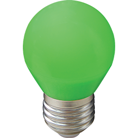 Лампа с/д ECOLA шар 5W G45 E27 Зеленый матовый 