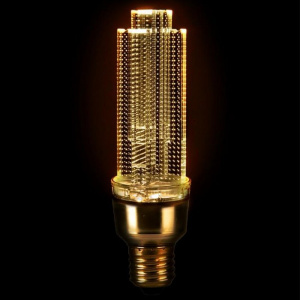 Лампа с/д GENERAL GLDEN-CRYSTAL-5-230-E27-4500 Золотая (661019)