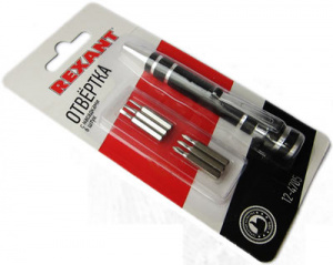 Отвертка с насадками 6 шт 12-4705 REXANT