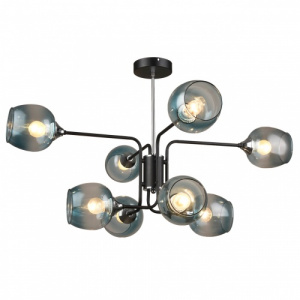 Люстра MD.3564-8-S BK+CH Люстра MD.3564-8-S BK+CH