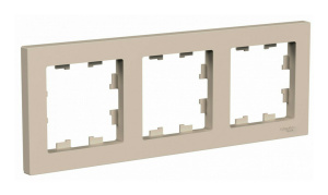 Рамка 3-м AtlasDesign песочный SE ATN001203