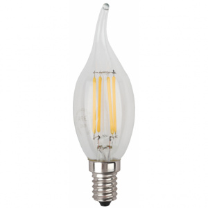 Лампа с/д ЭРА F-LED BXS-7W-840-E14 4000K свеча на ветру филамент 