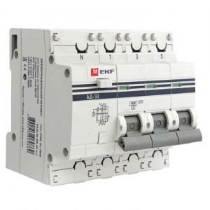 Автоматический выключатель диф. тока АД-32 4Р 40А/30мА EKF PROxima