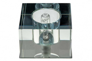 Светильник LE S 112-2 Куб, прозрачный, семицвет, хром
