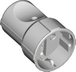 Розетка LEZARD 715-0600-606 штепсельная белая 