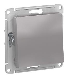 Переключатель 1-кл. Schneider Electric ATLASDESIGN, алюминий ATN000361 Переключатель 1-кл. Schneider Electric ATLASDESIGN, алюминий ATN000361