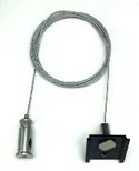 Подвесной комплект для магнитного трекового шинопровода Smartbuy 2м, 2 шт, чёрный (SBL-MSUPP-Black)