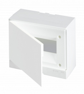Бокс ABB Basic E 8 модулей навесной белая дверь (с клеммами) 1SZR004002A2103