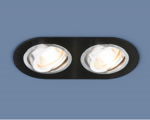 Алюминиевый светильник 1061/2 MR16 BK черный