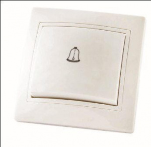 ТАЙМЫР TDM Кнопка звонковая 6А белая