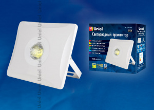 Прожектор с/д UNIEL ULF-F11-50W/NW 4000K IP65 корпус белый