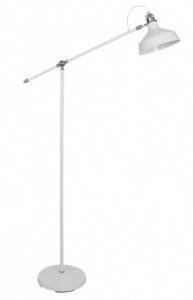 Торшер НТ-857WN белый+никель, Е27