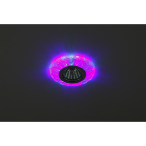 Светильник ЭРА DK LD5 PU/WH+BL декор cо светодиодной подсветкой (белый+голубой), фиолетовый