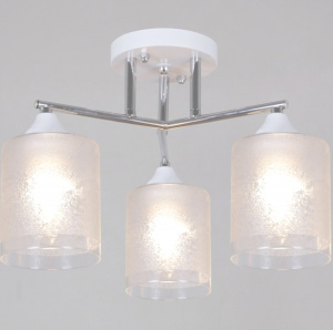 Люстра 69160-0.3-03 WH+BK