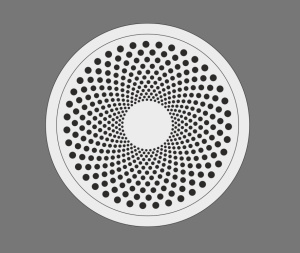 Решетка вентиляционная ВР "Бриз" D100 матовая белая МУЛЬТИКРАФТ