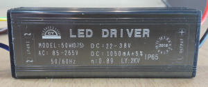 Запчасть - драйвер для светодиодного прожектора DRIVER 50W