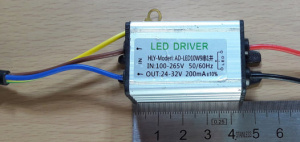 Запчасть - драйвер для светодиодного прожектора DRIVER 10W