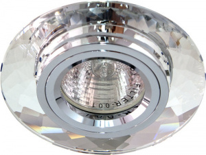 Светильник FERON 8050-2 MR16 50W G5.3 серебро-серебро 