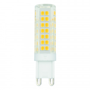 Лампа светодиодная Volpe LED-JCD-7W/3000K/G9/CL/SLS, прозрачная, 3000К