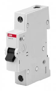 Выключатель автоматический ABB Basic M 1P, 6A, C, BMS411C06 (2CDS641041R0064)