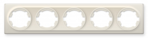 Рамка на 5 приборов, цвет бежевый 1E52501301