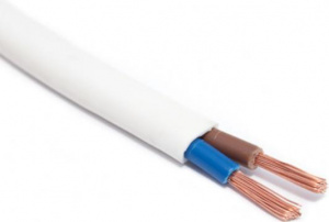Провод ШВВП 2х0,5 белый ГОСТ