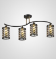 Люстра SL3501-4 BK+GD 000065846