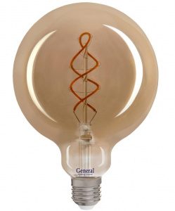 Лампа GLDEN-G125DSS 6W E27 1800К филамент
