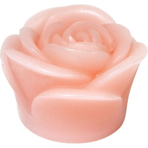 Свеча Цветок РОЗА FL090 1LED розовый