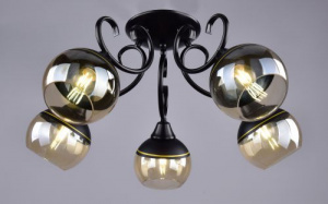 Люстра РС21095 BK/5C АМФИБИЯ