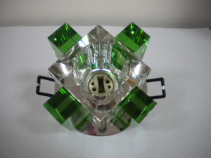 Светильник SATURN-S CD5 JCD9 G9 35W хром-зеленый
