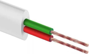 Кабель телефонный ШТЛП 2 белый ССА Rexant