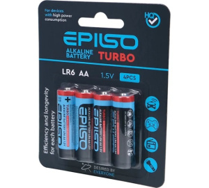 Эл.пит. EPILSO LR6/AA Alkaline TURBO