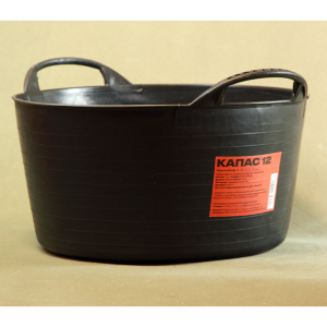 Ведро "КАПАС 12" (CAP14) чёрное 12 л